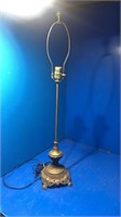 Brass lamp stand