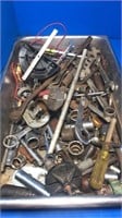 Tray of tools and sockets