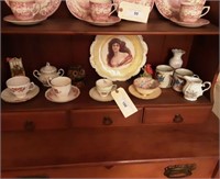 (3) Cups & Saucers, Large Empire Plate and more.