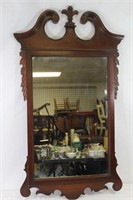 Antique Carved Wood Ornate Mirror