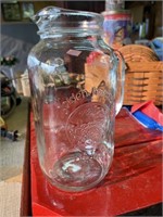 Golden Harvest Glass Jar/Pitcher