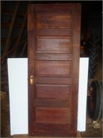 Antique Wood door 30" x 78"