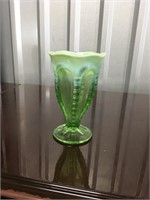 Green decorative vase