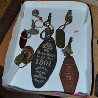 vintage hotel room keys