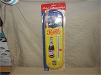 vintage pepsi thermometer 18x5