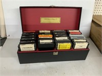 8 TRACK TAPES WITH CASE