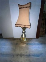 RETRO LAMP WITH ANIMAL PRINT SHADE