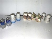 5 SETS OF SALT AND PEPPER SHAKERS