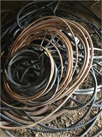Copper, electric wire and hose lot