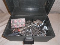toolbox, nails, screws, & etc