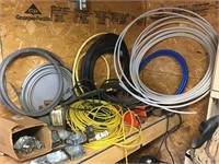 Outlet boxes, hose, wire ALL PICTURED