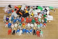 1970s Playmobile toy figures w/ accessories