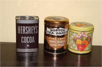 3 OLD TINS