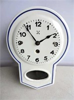 Porcelain Face German Clock W/ Pendulum