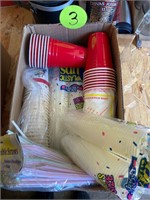 Plastic Cups and Straws
