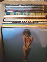 ASSORTED VINTAGE LPS, 2 BAGS OF ASSORTED DOLLS