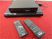 SONY BLUE RAY 3D AND DVD PLAYERS WITH REMOTES