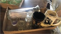 Shot glasses and other glassware