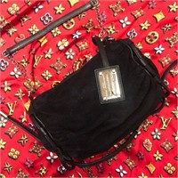 Dolce Gabbana black suede minibag good condition