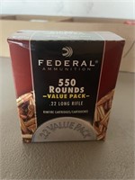 Federal Ammuition .22 Long Rifle (550 Rounds)