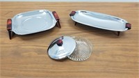 STAINLESS STEEL MINI SERVING TRAYS