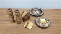 WOOD DECOR, CANDLE HOLDERS AND COASTERS