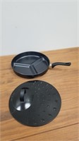 FRYING PAN WITH BUILT IN DIVIDERS