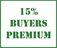 Buyer's premium 15%