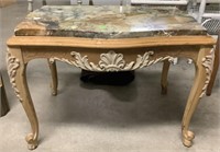 24x17 French Louis Xv With Marble Top Table Hard