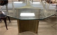 Glass Top Table 48 Inch