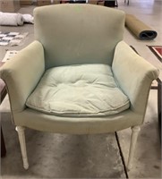 Vintage Accent Chair Staining Needs Repair