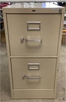 Two Drawer Metal File Cabinet Keys Locked Inside