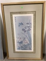 Oriental Art Work Framed 24x36