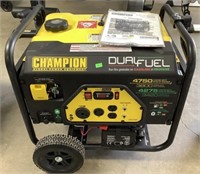 Champion Dual Fuel 4750 Watt Generator Gasoline
