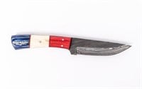 Knife Hand Made Custom Knife W/ Damascus Blade