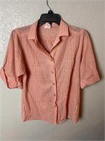 Vintage 1970’s Jane Colby Knit Shirt Short Sleeve