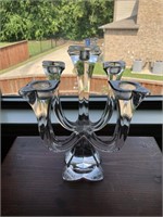 Lead crystal candleholder