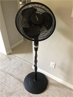 Lasko fan on raised stand