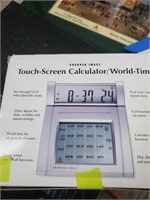 Sharper Image touchscreen calculator