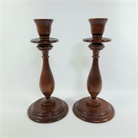 Wooden Candlestick Holders