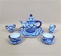 9 Piece Miniature Tea Set