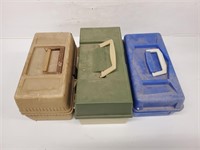3 Tackle Boxes with Contents