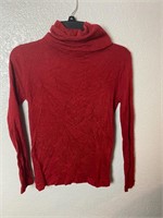 Vintage 1970s Mardi Red Turtleneck Shirt