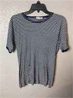 Vintage 1960s 1970s Distressed Striped Shirt