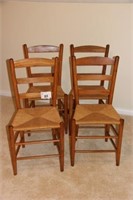 4 ladder back chairs