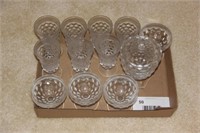 lot of glassware