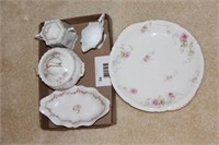 lot of white china