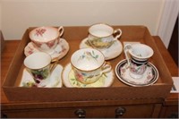 set of 5 tea cups