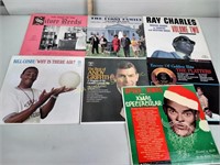 Vinyl records including the first family, Ray