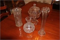 lot of glassware